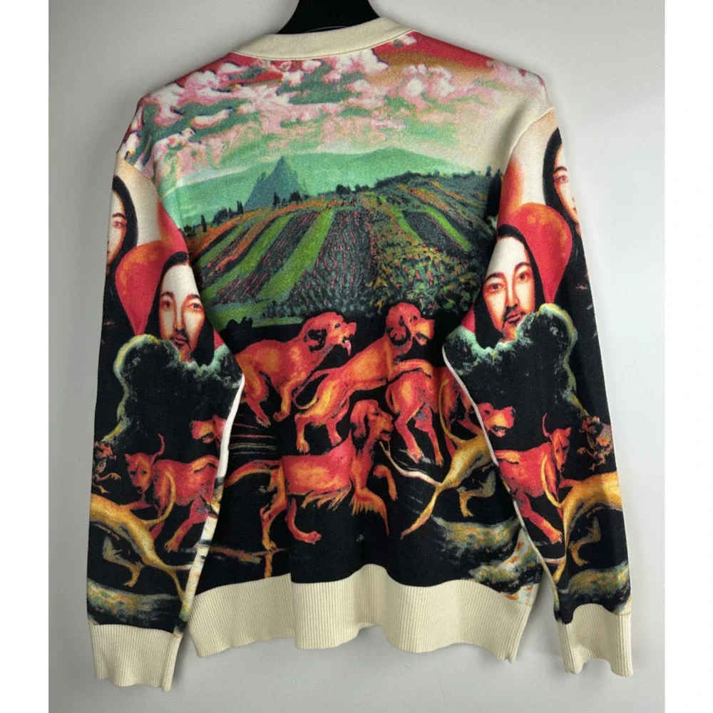 Golf Wang x Tyler the Creator Renaissance Cardigan Sweater Size Large RARE HTF - Picture 7 of 12